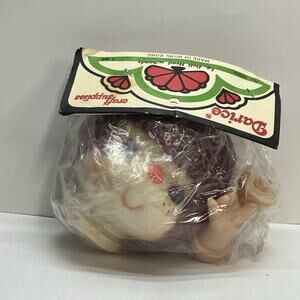 vintage darice brand large doll head and hands set craft projects hong kong yarn